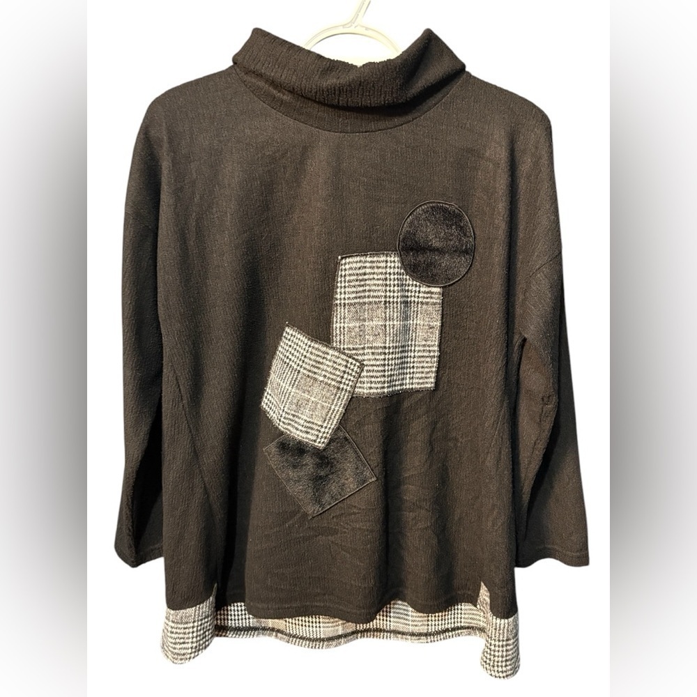 Trisha Tyler sweater/blouse for women size:S color:black